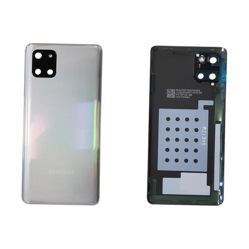 BACK COVER + CAMERA FRAME SAMSUNG NOTE 10 LITE SM-N770F SCOCCA COPRIBATTERIA POSTERIORE AURA GLOW / SILVER