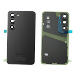 BACK COVER + CAMERA FRAME SAMSUNG S23+ PLUS S916B SCOCCA COPRIBATTERIA POSTERIORE BLACK NERO