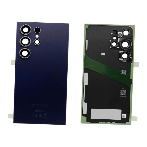 BACK COVER + CAMERA FRAME SAMSUNG S24 ULTRA S928B SCOCCA COPRIBATTERIA POSTERIORE VIOLA / TITANIUM VIOLET