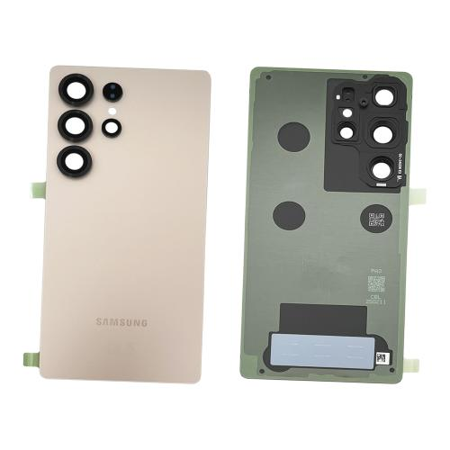 BACK COVER + CAMERA FRAME SAMSUNG S25 ULTRA 5G S938B SCOCCA COPRIBATTERIA POSTERIORE ORO GOLD / TITANIUM PINK GOLD ROSA