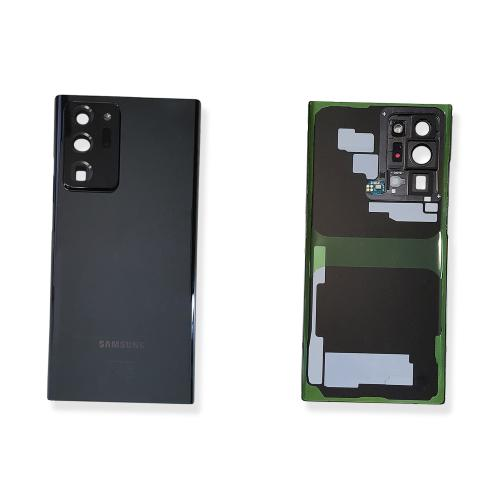 BACK COVER + CAMERA FRAME SAMSUNG NOTE 20 ULTRA N986B SCOCCA COPRIBATTERIA POSTERIORE NERO BLACK