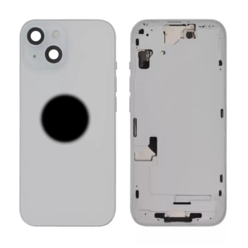 SCOCCA COMPLETA CON TELAIO POSTERIORE BACK COVER COPRIBATTERIA PER APPLE IPHONE 15 BLU BLUE