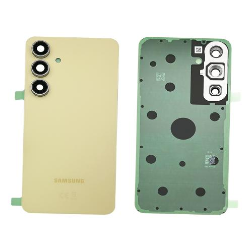 BACK COVER + CAMERA FRAME SAMSUNG S24 FE S721B SCOCCA COPRIBATTERIA POSTERIORE SABBIA CREMA SAND CREME