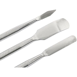 KIT SET 3 PEZZI PALETTA ATTREZZI DI APERTURA SMARTPHONE IN METALLO SPUDGER SPUDGERS
