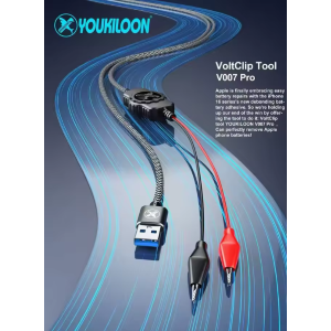CAVO USB-A YOUKILOON V007 PRO PER RIMOZIONE RAPIDA DELLA BATTERIA IPHONE 16 SERIES