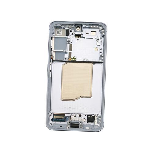 TOUCH SCREEN SCHERMO ORIGINALE SERVICE PACK PER SAMSUNG GALAXY S25+ PLUS 5G S936B BLU / ICY BLUE CON FRAME VETRO LCD DISPLAY GH82-36368C