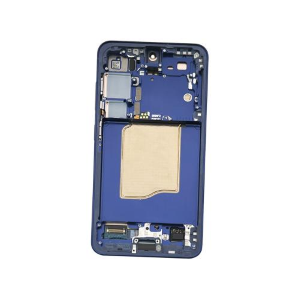 TOUCH SCREEN SCHERMO ORIGINALE SERVICE PACK PER SAMSUNG GALAXY S25 5G S931B BLU / NAVY CON FRAME VETRO LCD DISPLAY GH82-36329D