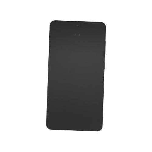 TOUCH SCREEN SCHERMO ORIGINALE SERVICE PACK PER SAMSUNG GALAXY S25 EDGE 5G S937B NERO / TITANIUM JET BLACK CON FRAME VETRO LCD DISPLAY GH82-37224C