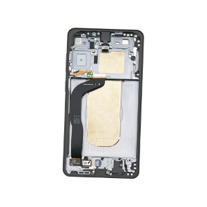 TOUCH SCREEN SCHERMO ORIGINALE SERVICE PACK PER SAMSUNG GALAXY S25 EDGE 5G S937B NERO / TITANIUM JET BLACK CON FRAME VETRO LCD DISPLAY GH82-37224C
