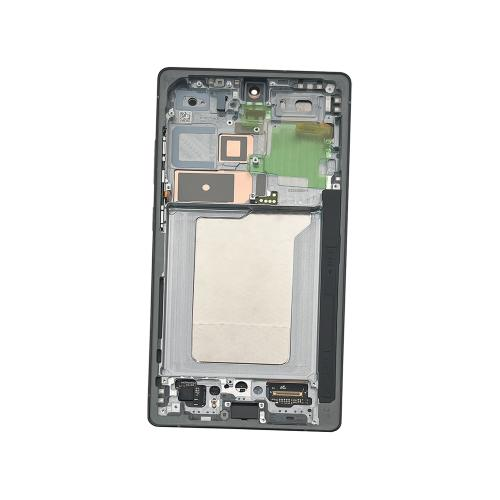 TOUCH SCREEN SCHERMO ORIGINALE SERVICE PACK PER SAMSUNG GALAXY S25 ULTRA 5G S938B TITANIUM JET BLACK CON FRAME VETRO LCD DISPLAY GH82-36387D
