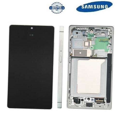 TOUCH SCREEN SCHERMO ORIGINALE SERVICE PACK PER SAMSUNG GALAXY S25 ULTRA 5G S938B TITANIUM SILVER BLUE CON FRAME VETRO LCD DISPLAY GH82-36387C