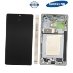 TOUCH SCREEN SCHERMO ORIGINALE SERVICE PACK PER SAMSUNG GALAXY S25 ULTRA 5G S938B TITANIUM BLACK / GRAY / JADE GREEN CON FRAME VETRO LCD DISPLAY GH82-36387A