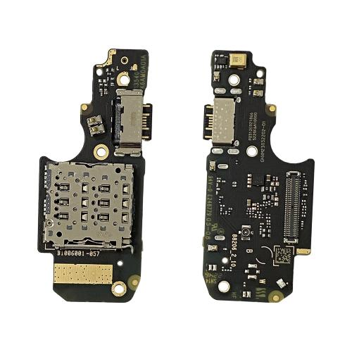 PCB CONNETTORE RICARICA ORIGINALE SERVICE PACK PER XIAOMI REDMI NOTE 12 PRO 4G 5600020K6A00 FLAT DOCK CARICA JACK MICROFONO CON LETTORE SIM 