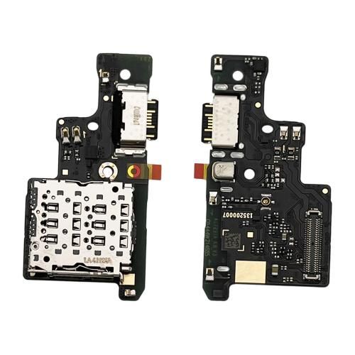 PCB CONNETTORE RICARICA ORIGINALE SERVICE PACK PER XIAOMI REDMI NOTE 14 4G 560002000O700 FLAT DOCK CARICA JACK MICROFONO CON LETTORE SIM