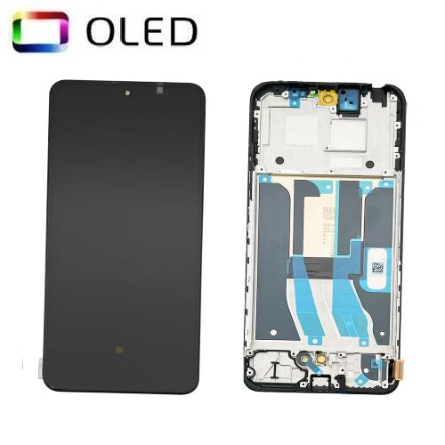 DISPLAY LCD OLED PER REALME 12+ PLUS 5G RMX3867 TOUCH SCREEN SCHERMO VETRO CON FRAME NERO
