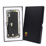 DISPLAY LCD GX SOFT OLED COF PER APPLE IPHONE 15 TOUCH SCREEN VETRO SCHERMO FRAME NERO