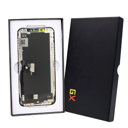 DISPLAY LCD GX SOFT OLED COF PER APPLE IPHONE 15 TOUCH SCREEN VETRO SCHERMO FRAME NERO