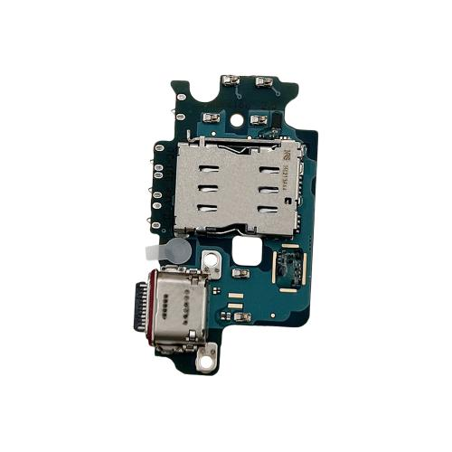 PCB CONNETTORE RICARICA SAMSUNG GALAXY S24 5G S921B CON LETTORE SIM DOCK CARICA MICROFONO