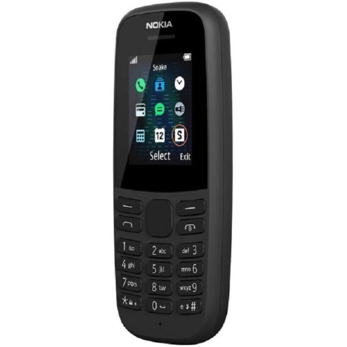 NOKIA 105 NERO BLACK EU TORCIA RADIO TELEFONO CELLULARE TASTI DUAL SIM GSM 