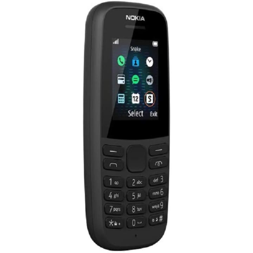 NOKIA 105 NERO BLACK EU TORCIA RADIO TELEFONO CELLULARE TASTI DUAL SIM GSM 