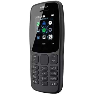 NOKIA 106 NERO BLACK EU TORCIA RADIO TELEFONO CELLULARE TASTI DUAL SIM GSM 