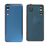 BACK COVER + CAMERA FRAME PER HUAWEI P20 PRO CLT-L09 CLT-L29 BLU SCOCCA POSTERIORE