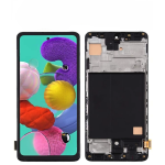 TOUCH SCREEN SCHERMO OLED PER SAMSUNG GALAXY A51 SM-A515F A515 DISPLAY LCD CON FRAME (FULL SIZE)