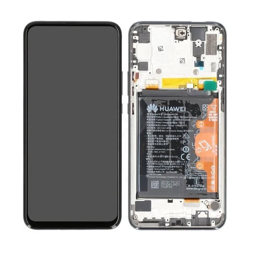 TOUCH SCREEN SCHERMO ORIGINALE PER HUAWEI HONOR 9X STK-LX1  NERO VETRO LCD DISPLAY SERVICE PACK 