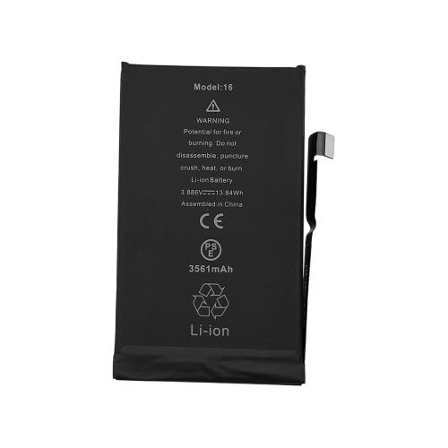 BATTERIA PER APPLE IPHONE 16 3561mAh RICAMBIO PRODUZIONE 2026 0 CICLI (QUALITA' OEM)