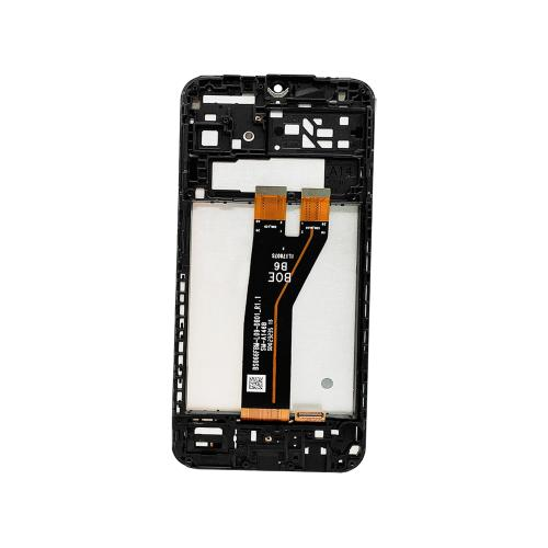 TOUCH SCREEN SCHERMO PER SAMSUNG GALAXY A14 5G A146B A146P (VER. SM-A146B BOE B6) BIG CONNECTOR NERO VETRO LCD DISPLAY CON FRAME
