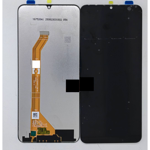 SCREEN SCHERMO PACK PER REALME C71 NERO (INDIA VERSION) RMX5313 - VETRO LCD DISPLAY NERO