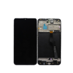 TOUCH SCREEN SCHERMO PER SAMSUNG GALAXY A10 SM A105F A105 / M10 SM M105F FN DS VETRO LCD DISPLAY NERO CON FRAME 