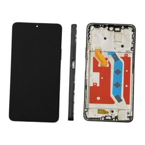 TOUCH SCREEN LCD SCHERMO ORIGINALE SERVICE PACK PER HUAWEI HONOR MAGIC4 LITE / X9 4G/5G 2022 BLACK CON FRAME VETRO DISPLAY H-237
