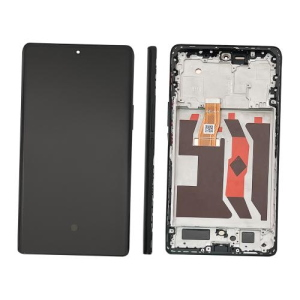TOUCH SCREEN LCD SCHERMO ORIGINALE SERVICE PACK PER HUAWEI HONOR MAGIC5 LITE / X9A 5G 2023 BLACK CON FRAME VETRO DISPLAY H-282