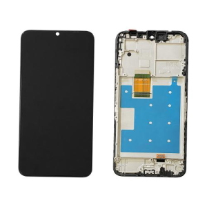 TOUCH SCREEN LCD SCHERMO ORIGINALE SERVICE PACK PER HUAWEI HONOR X6 4G 2022 BLACK CON FRAME VETRO DISPLAY H-238