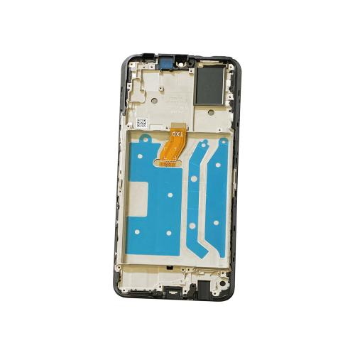 TOUCH SCREEN LCD SCHERMO ORIGINALE SERVICE PACK PER HUAWEI HONOR X7 4G 2022 BLACK CON FRAME VETRO DISPLAY H-239
