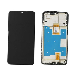 TOUCH SCREEN LCD SCHERMO ORIGINALE SERVICE PACK PER HUAWEI HONOR X7A 4G 2023 BLACK CON FRAME VETRO DISPLAY H-285