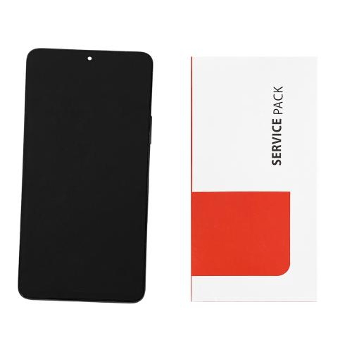 TOUCH SCREEN LCD SCHERMO ORIGINALE SERVICE PACK PER HUAWEI HONOR MAGIC4 LITE / X9 4G/5G 2022 BLACK CON FRAME VETRO DISPLAY H-237