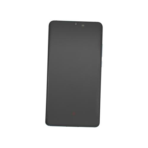 TOUCH SCREEN LCD SCHERMO ORIGINALE SERVICE PACK PER HUAWEI P30 PRO 2019 P30 PRO NEW EDITION 2020 AURORA BLUE CON FRAME VETRO DISPLAY H-300 (NO BATTERIA)