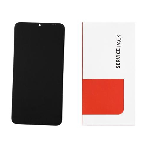 TOUCH SCREEN LCD SCHERMO ORIGINALE SERVICE PACK PER HUAWEI HONOR X7 4G 2022 BLACK CON FRAME VETRO DISPLAY H-239