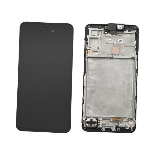 TOUCH SCREEN SCHERMO ORIGINALE SERVICE PACK PER SAMSUNG GALAXY A17 5G A176 NERO VETRO LCD DISPLAY CON FRAME GH82-38045A