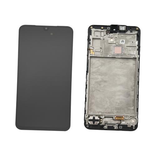 TOUCH SCREEN SCHERMO ORIGINALE SERVICE PACK PER SAMSUNG GALAXY A17 4G A175 NERO VETRO LCD DISPLAY CON FRAME GH82-38527A