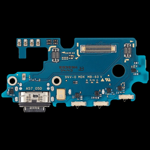 PCB CONNETTORE RICARICA ORIGINALE SERVICE PACK SAMSUNG GALAXY A57 5G A576B GH96-20947A FLAT DOCK CARICA JACK MICROFONO CON LETTORE SIM 