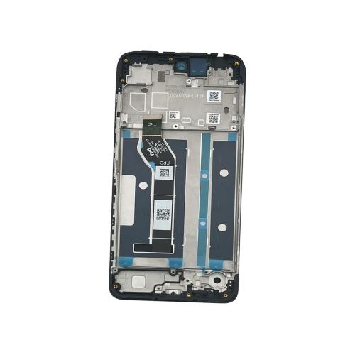TOUCH SCREEN LCD SCHERMO ORIGINALE SERVICE PACK PER MOTOROLA MOTO G05 / E15 4G 2024 CON FRAME VETRO DISPLAY MT-113