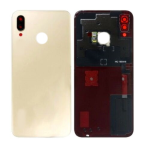 BACK COVER + CAMERA FRAME PER HUAWEI P20 LITE ANE-LX1 LX2 ORO GOLD SCOCCA COPRIBATTERIA POSTERIORE