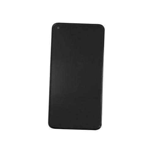 TOUCH SCREEN LCD SCHERMO ORIGINALE SERVICE PACK PER OPPO A74 / A54 5G 2021 BLACK CON FRAME VETRO DISPLAY O-183