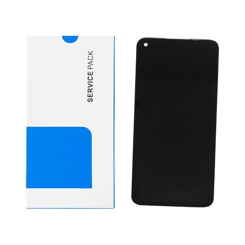 TOUCH SCREEN LCD SCHERMO ORIGINALE SERVICE PACK PER OPPO A96 4G 2022 BLACK CON FRAME VETRO DISPLAY O-185