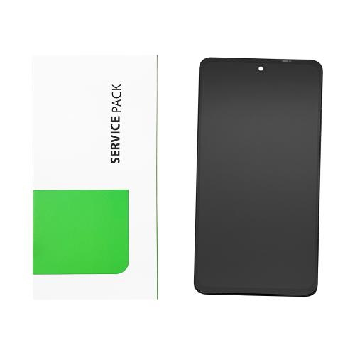 TOUCH SCREEN LCD SCHERMO ORIGINALE SERVICE PACK PER OPPO A98 5G 2023 BLACK CON FRAME VETRO DISPLAY O-186