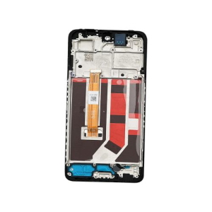 TOUCH SCREEN LCD SCHERMO ORIGINALE SERVICE PACK PER OPPO A98 5G 2023 BLACK CON FRAME VETRO DISPLAY O-186