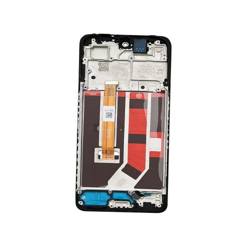 TOUCH SCREEN LCD SCHERMO ORIGINALE SERVICE PACK PER OPPO A98 5G 2023 BLACK CON FRAME VETRO DISPLAY O-186